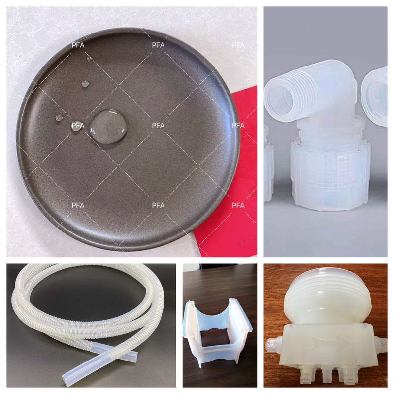 Fluoropolymer PFA Resin 35 MPa Tensile Strength Virgin PFA Pellet For Molding