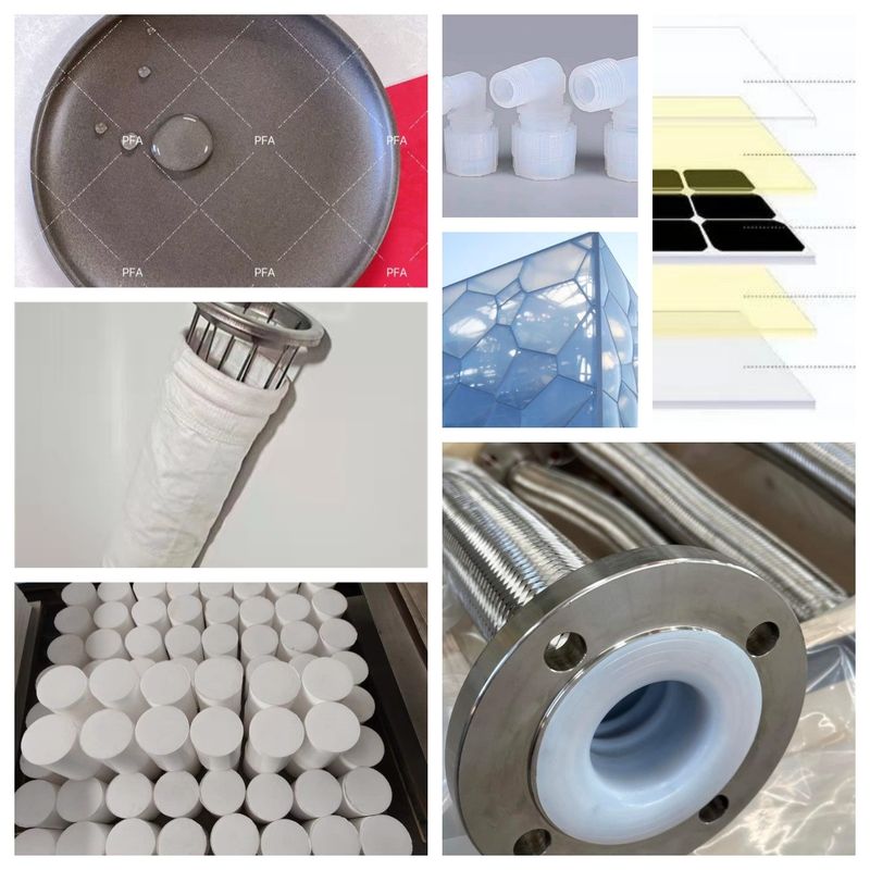 Customized Fluoroplastics Raw Materials Small Pellets Form Black Color Industrial