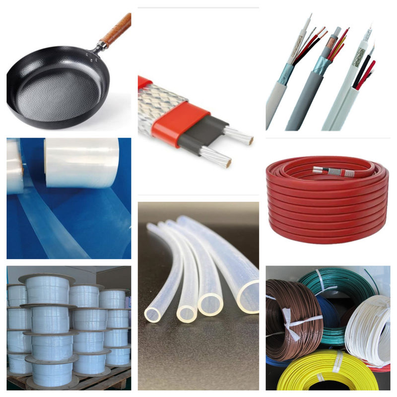 Customized Fluoroplastics Raw Materials Small Pellets Form Black Color Industrial