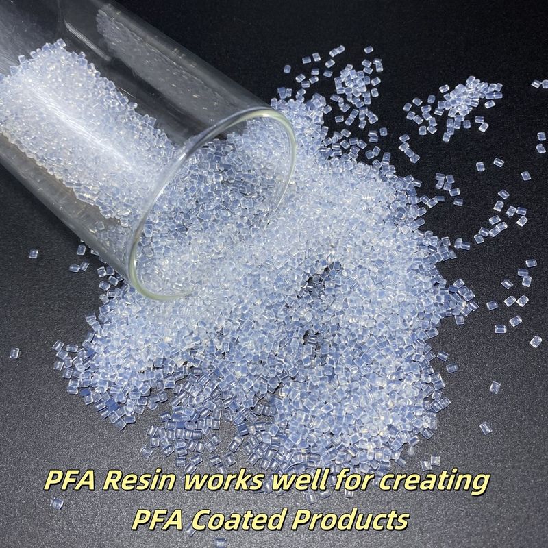 PFA  Resin Works Well For Creating PFA Coated Products Anti Corrosion Non Stick Coating Solutions