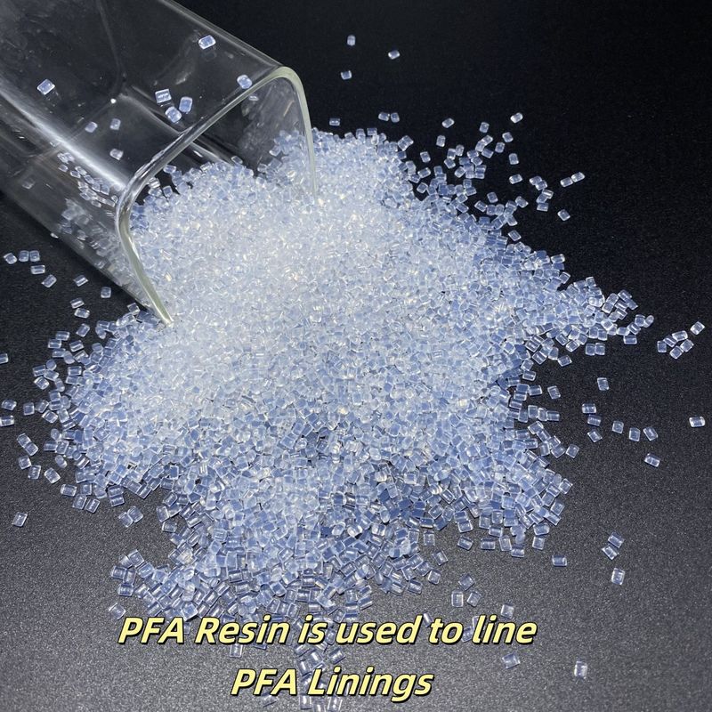 PFA Resin Used To Line PFA Linings Providing Corrosion Resistant Protection For Containers And Pipes