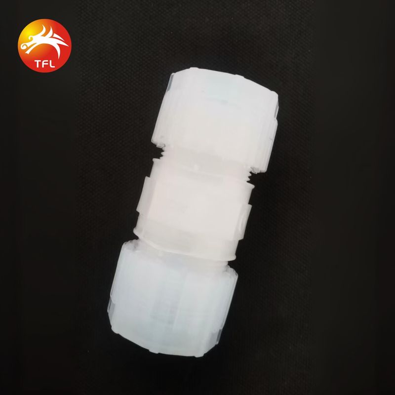 PFA Tube Connector – High Purity, Chemical Resistant, Corrosion Proof Fittings for Semiconductor, Laboratory, Pharmaceutical, Pure Water and Chemical Processing Tubing Systems