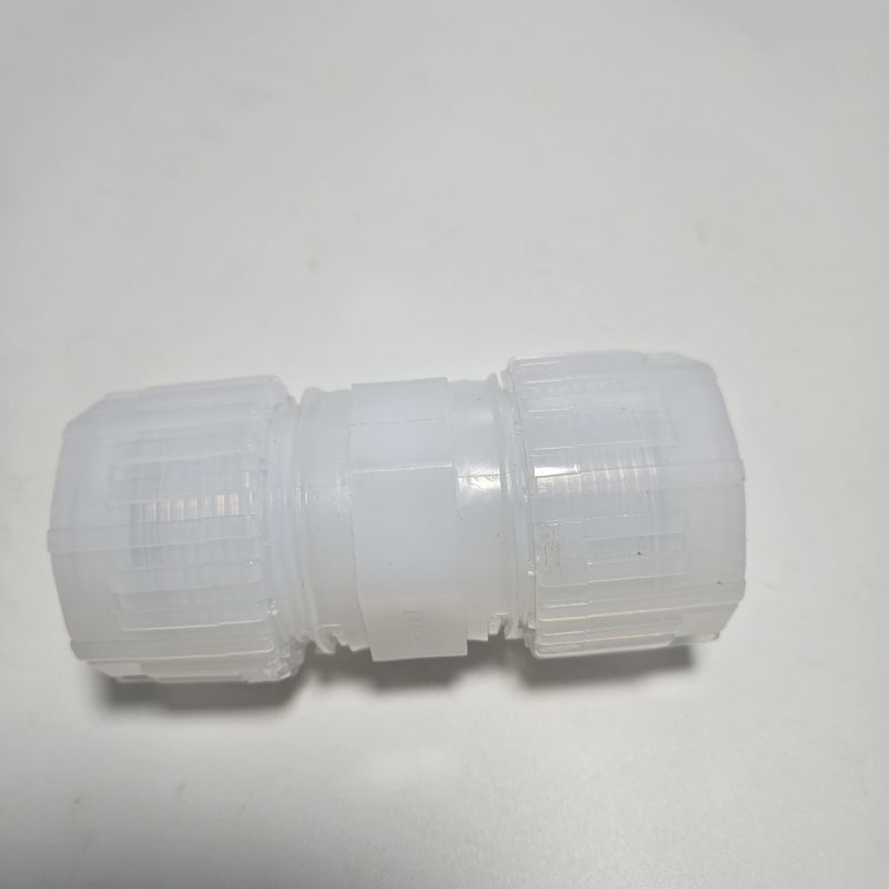 PFA Tube Connector – High Purity, Chemical Resistant, Corrosion Proof Fittings for Semiconductor, Laboratory, Pharmaceutical, Pure Water and Chemical Processing Tubing Systems