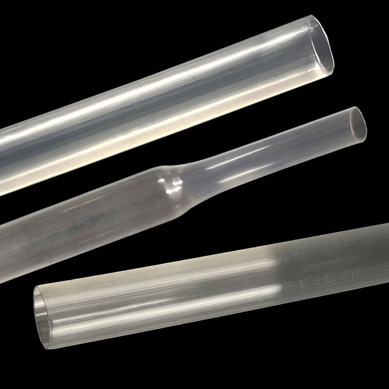 High-Temp PFA Heat Shrink Tubing (260°C) for Industrial Rollers - Clear, Corrosion & Oil Resistant Fluoropolymer Sleeve