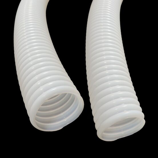 PTFE Corrugated Hose – Flexible, High-Temperature & Corrosion-Resistant ID 3.3–102 mm | -70°C to +260°C | Milky White