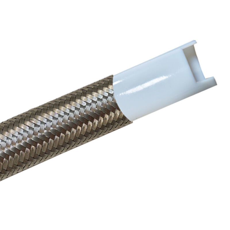 PTFE Smooth Bore Stainless Steel Braided Hose Corrosion-Resistant, High-Pressure, High & Low Temperature Tubing (ID 6.3–25.4 mm)