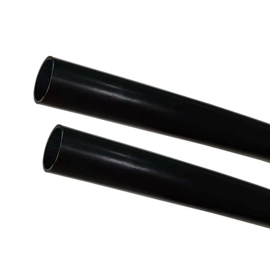 Anti-Static Conductive PTFE Smooth Bore Hose With 304 Stainless Steel Braided Reinforcement | Black | Corrosion & High-Pressure Resistant