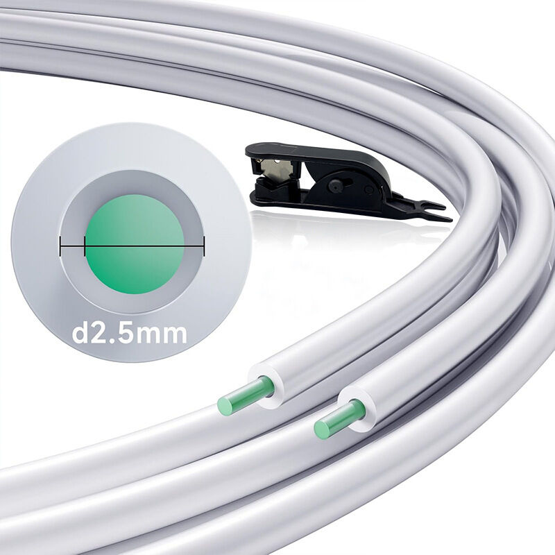 High Precision PTFE Tubing for 3D Printer, ID 2.5mm OD 4.0mm, Virgin White Fluoropolymer Bowden Tube for 1.75mm Filament