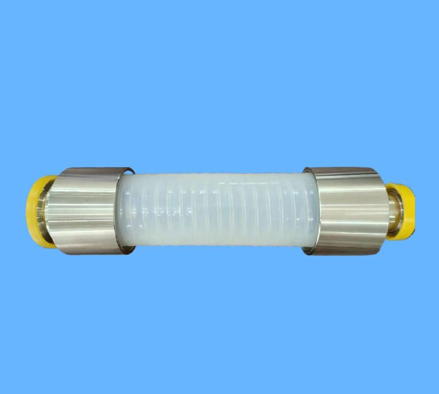 Food Grade Platinum Cured Odorless Low Permeability Single Layer PET Rib Reinforced Silicone Beverage Hose for Brewery Winery Dairy Juice Pharmaceutical CIP SIP Sterilization Transfer