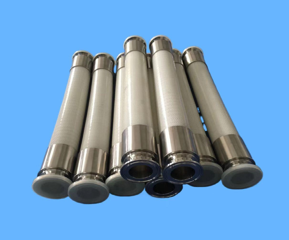 Food Grade Platinum Cured Four Layer Polyester Fabric Reinforced Silicone Hose for Food Beverage Dairy Cosmetics Chemical Pharmaceutical Suction Transfer CIP SIP Sterilization