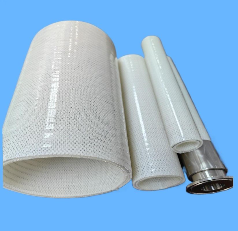 Food Grade Platinum Cured Four Layer Fabric and 316 Stainless Steel Wire Reinforced Silicone Hose for Olive Oil Beer Wine Juice Dairy Transfer