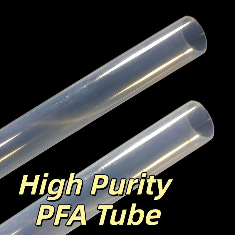 Clear PFA Tubing for High Purity Reagent, Corrosive Media and Chemical Transfer Applications