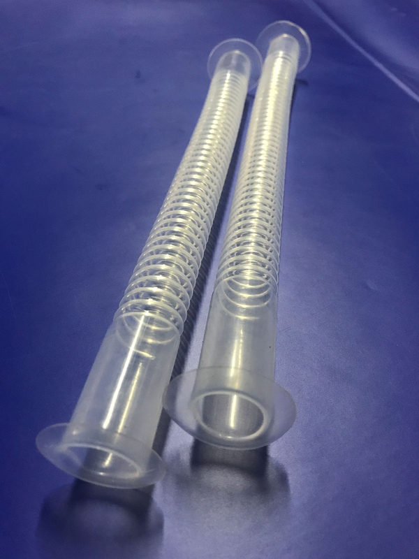 PFA Corrugated Tubing Flexible Chemical-Resistant Convoluted Tube OD 12.7–19 mm for Semiconductor, Chemical Processing, Pharmaceutical and High-Purity Fluid Transfer