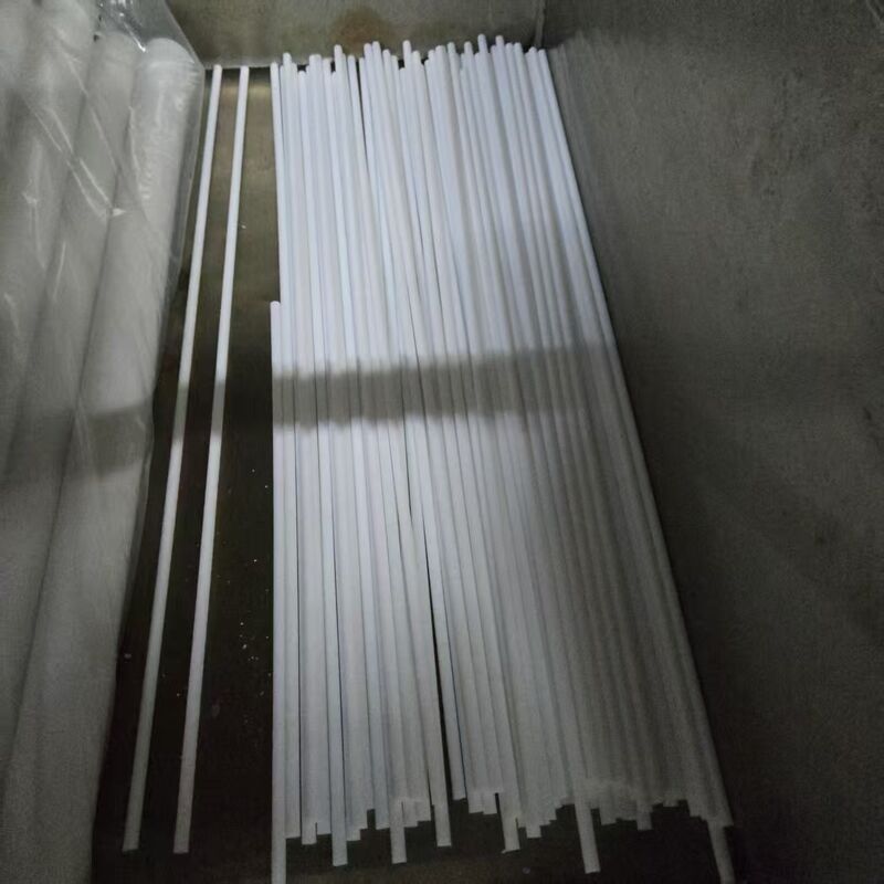 PTFE Rod Natural and Black Fluoropolymer Round Bar Diameter 5–250 mm for CNC Machining, Seals, Bushings, Electrical Insulation and Chemical-Resistant Components