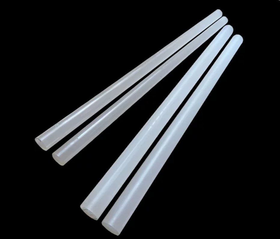 PCTFE Rod Low-Permeability Chemical-Resistant Fluoropolymer Round Bar Diameter 4–50 mm for Cryogenic Seals, Valves, Aerospace and Precision Machined Components